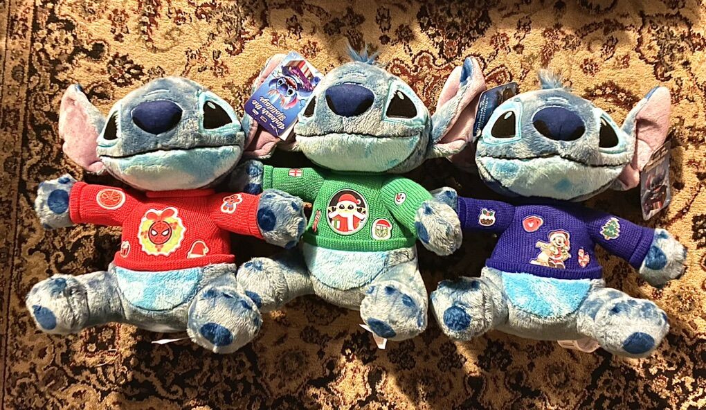 Disney Stitch Plush Unleash Holidays Collection!