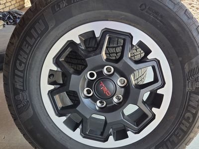 2026 Toyota TRD OEM Wheels & Tires (Set of 4) – Only 311 Miles!