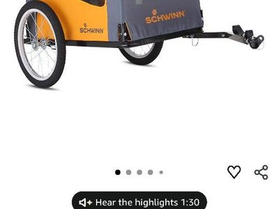 Schwinn pet bike trailer