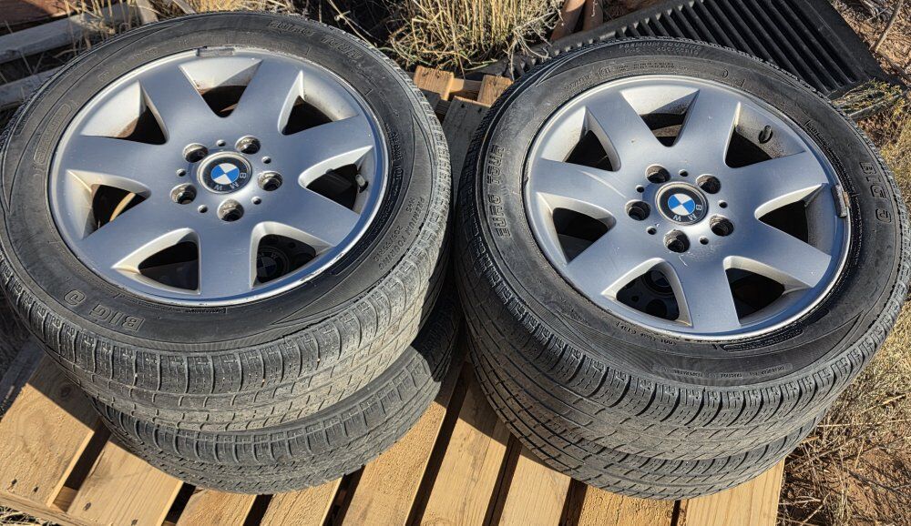 2001 BMW 325i 16" Factory Rims + Tires Set of 4