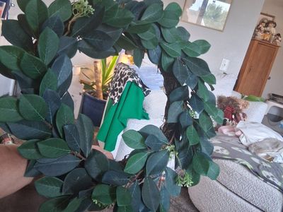 Threshold Quality & Design Faux Eucalyptus Wreath, 22 in Diameter - New with Tags