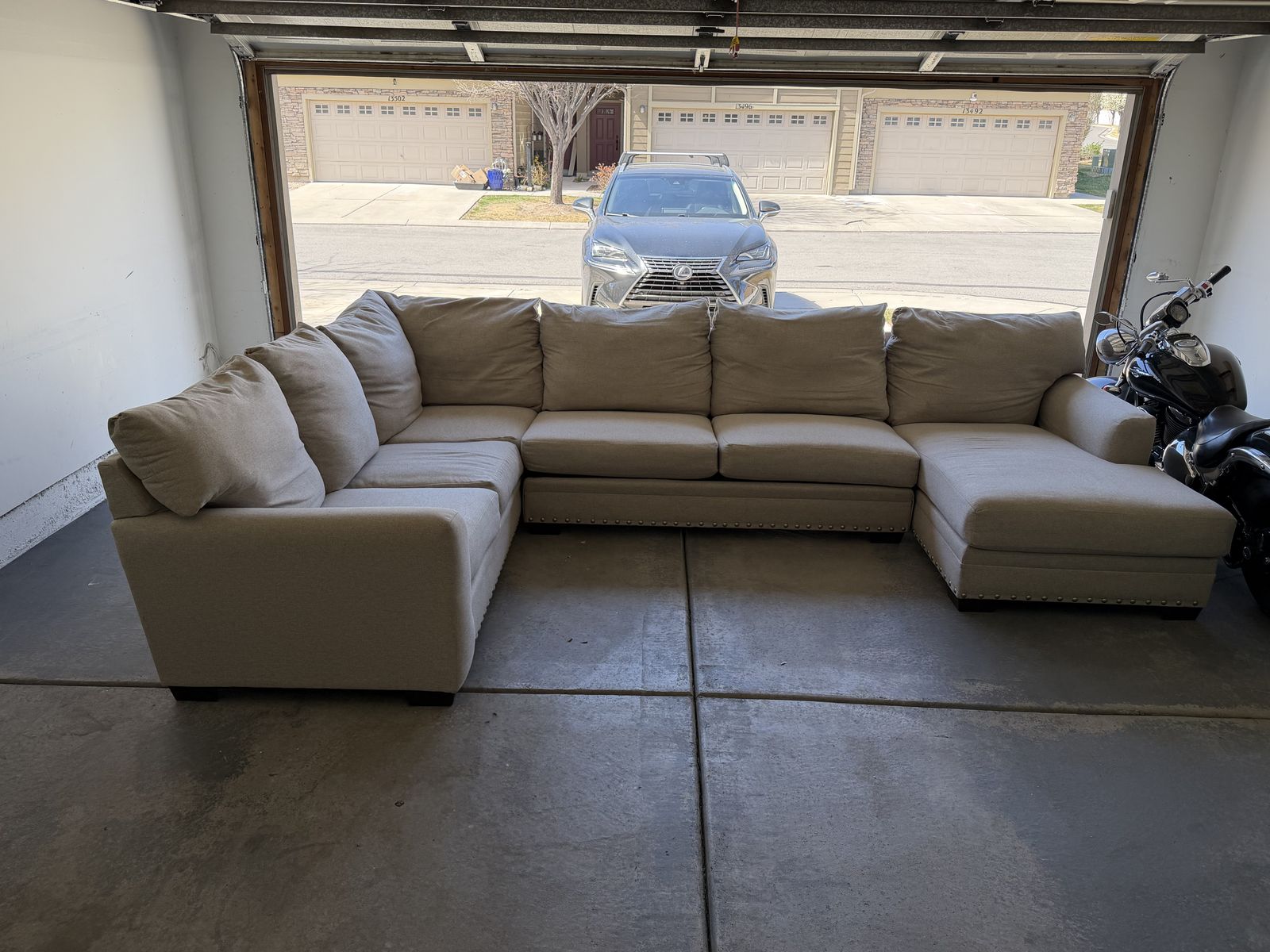 Beige Sectional
