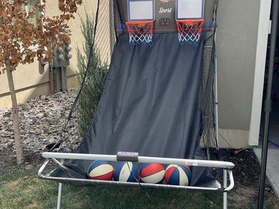 Pop-A-Shot Dual Shot Sport Arcade Basketball Game w/ 4 Balls
