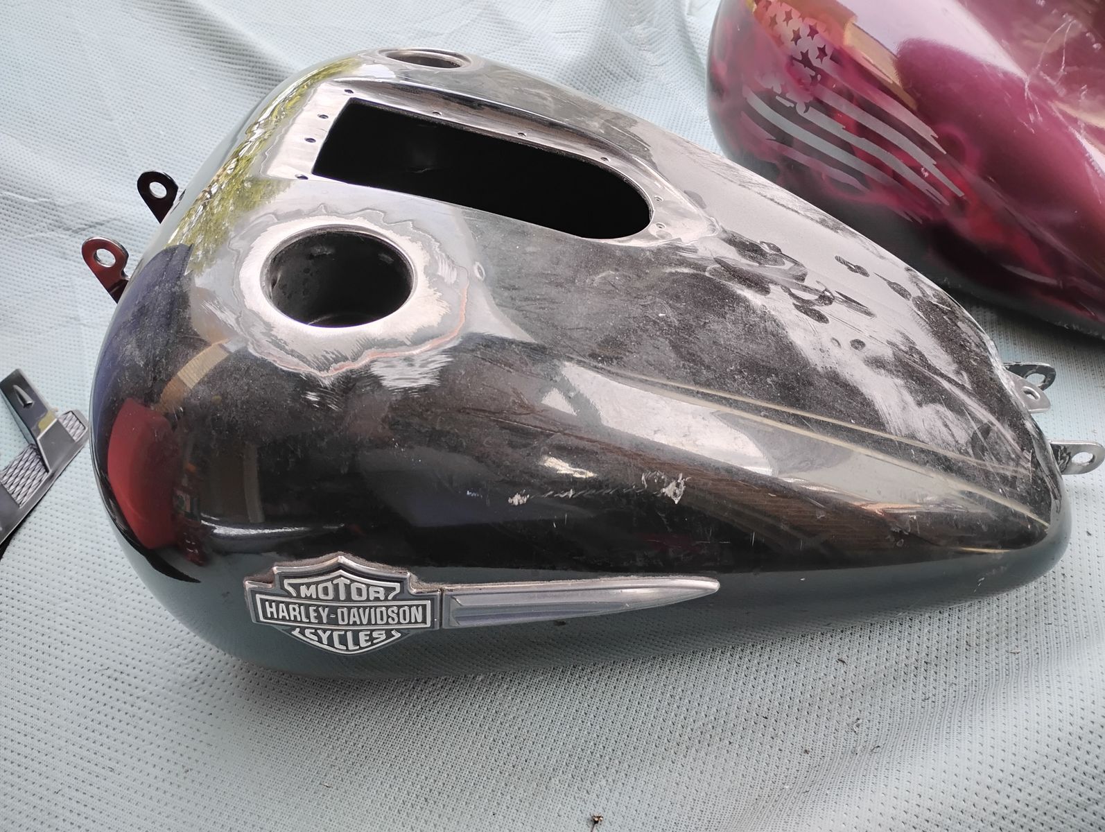 Harley Davidson fat boy tank