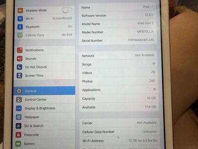 iPad mini 2 WiFi only