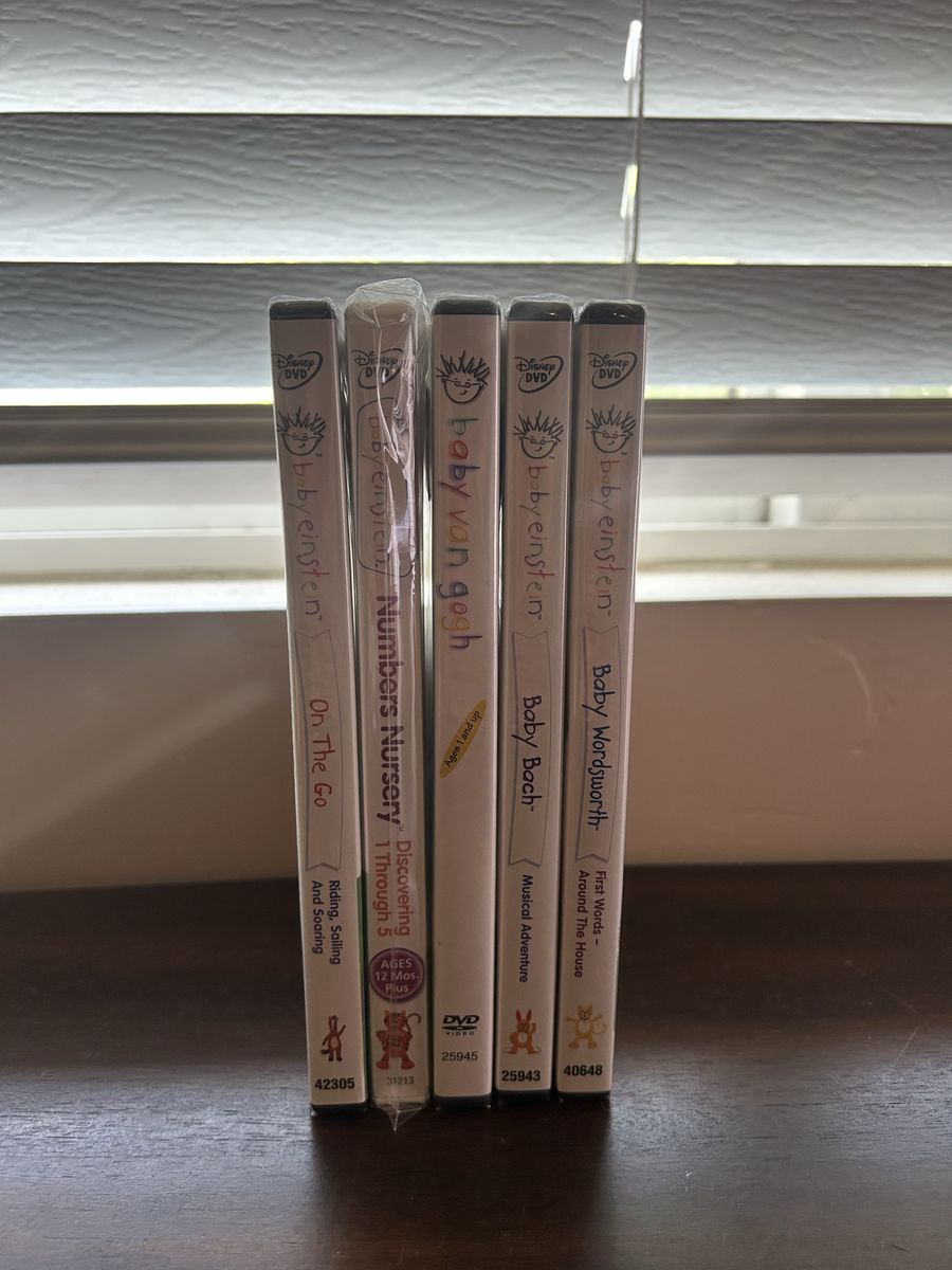 5 Baby Einstein DVDs