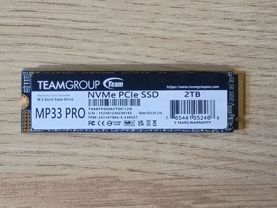 TEAMGROUP MP33 2TB NVMe M.2 SSD - TM8FPD002T0C120