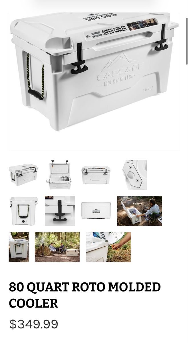 80 QUART ROTO MOLDED COOLER