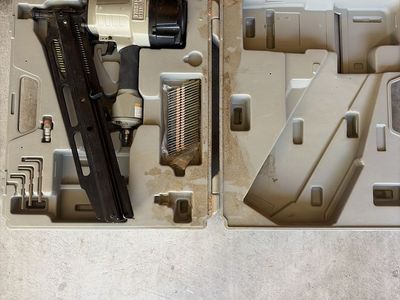 PORTER-CABLE Pneumatic Framing Nailer Kit with Case & Nails