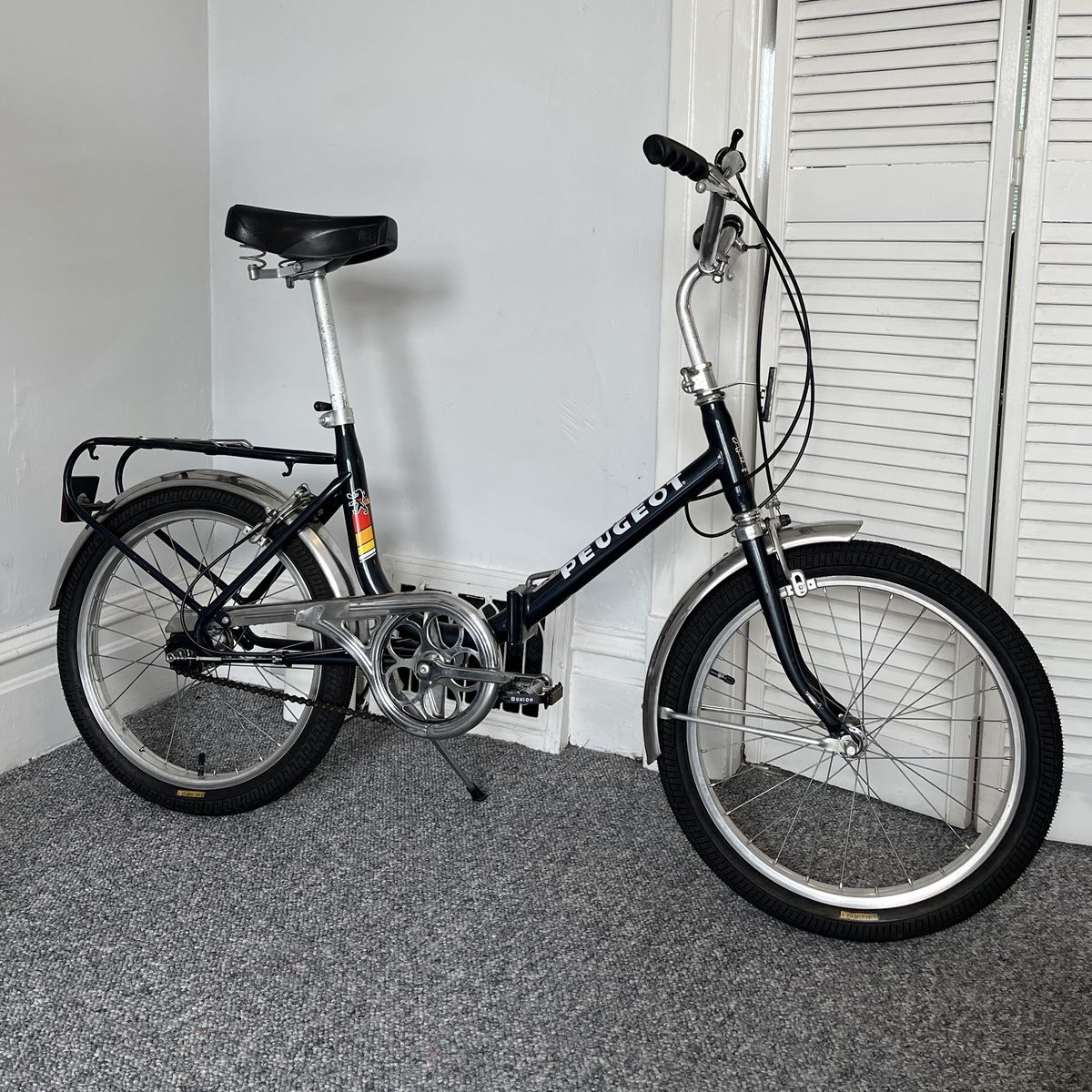 1980s Peugeot P20 Foldable Steel Cargo Bike