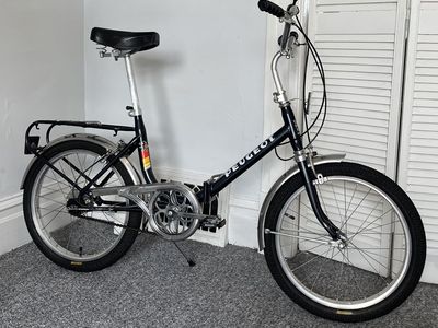 1980s Peugeot P20 Foldable Steel Cargo Bike
