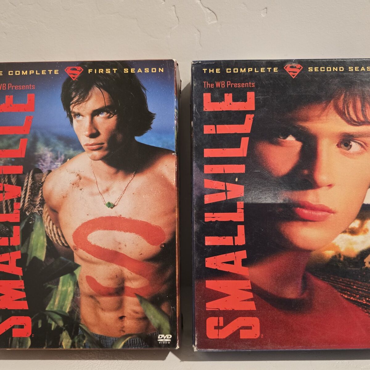 Smallville Seasons 1 and 2 DVDs.  $5 total