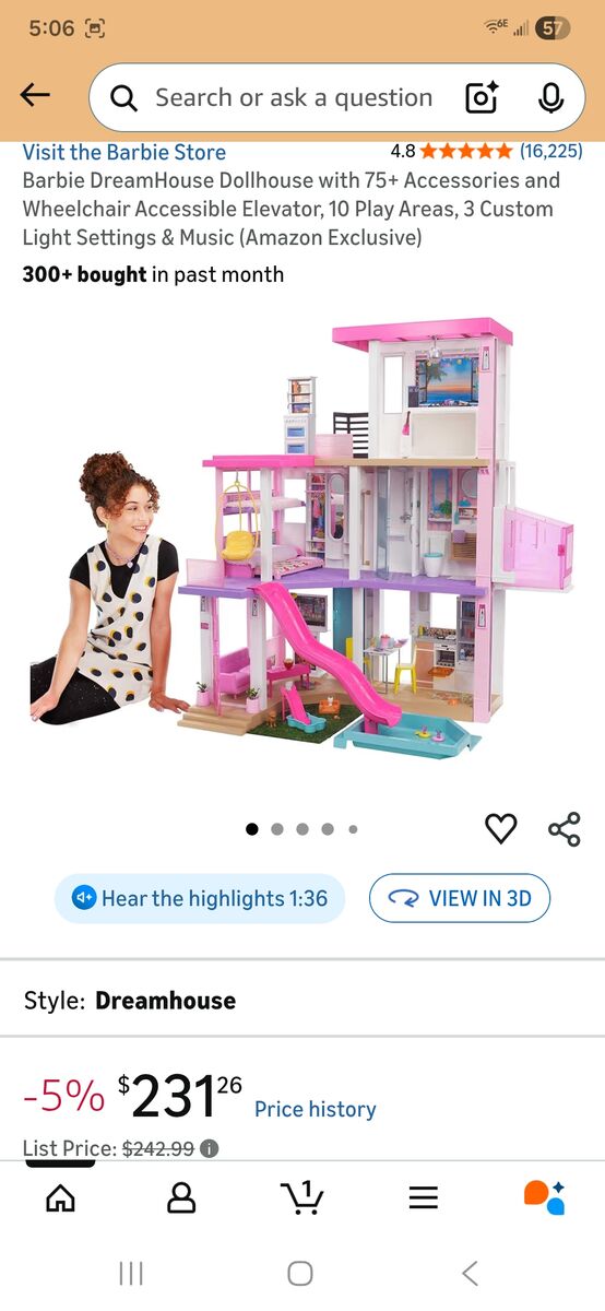 Barbie dream house