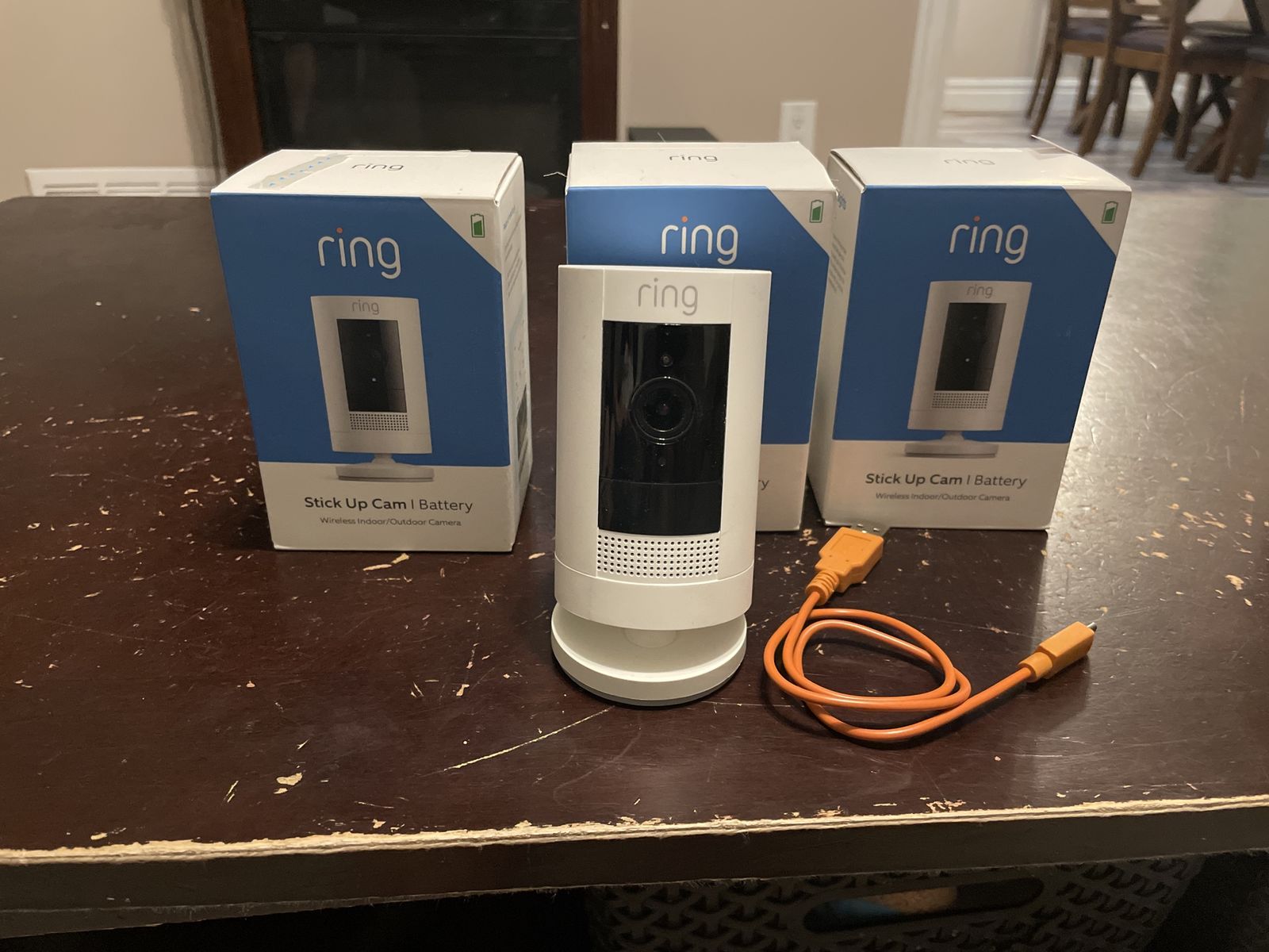 Ring camera set outdoor