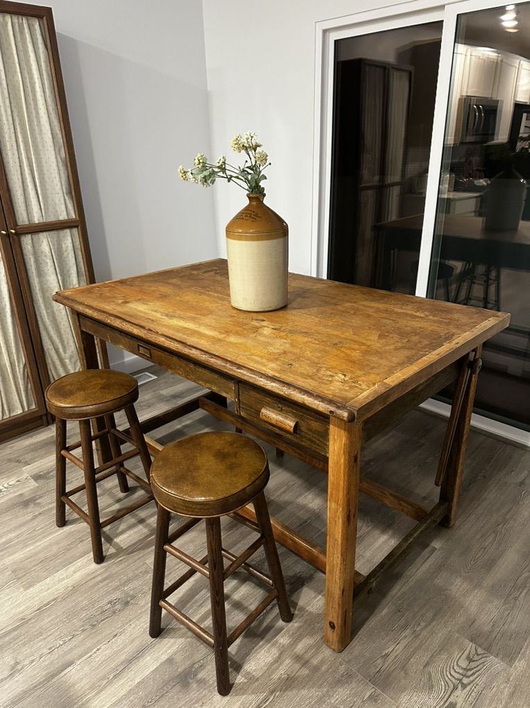 Antique Drawing Table 1930's