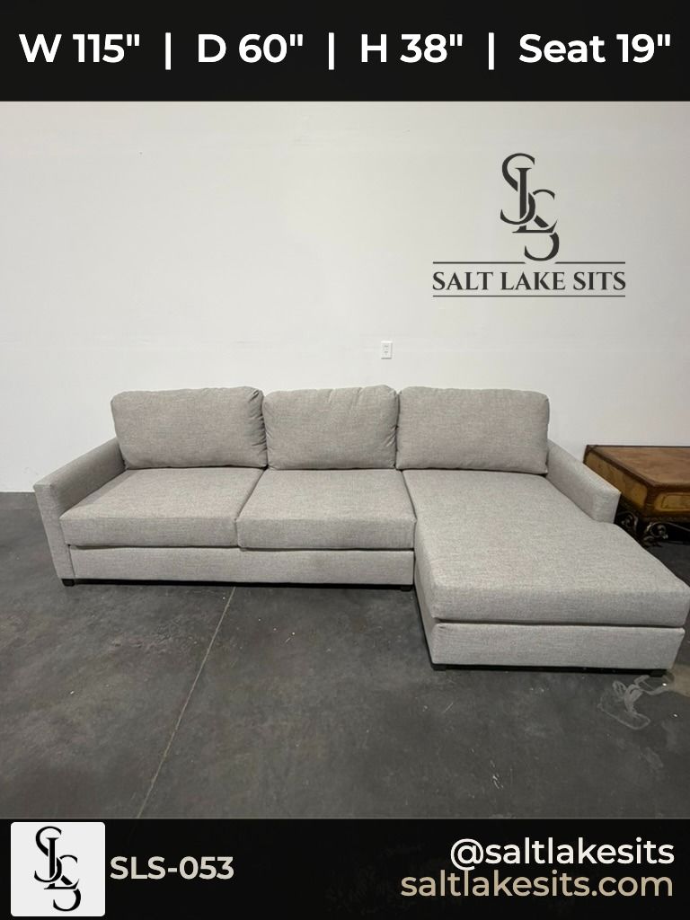 Custom Utah-Built Sectional — Bailey Dove
