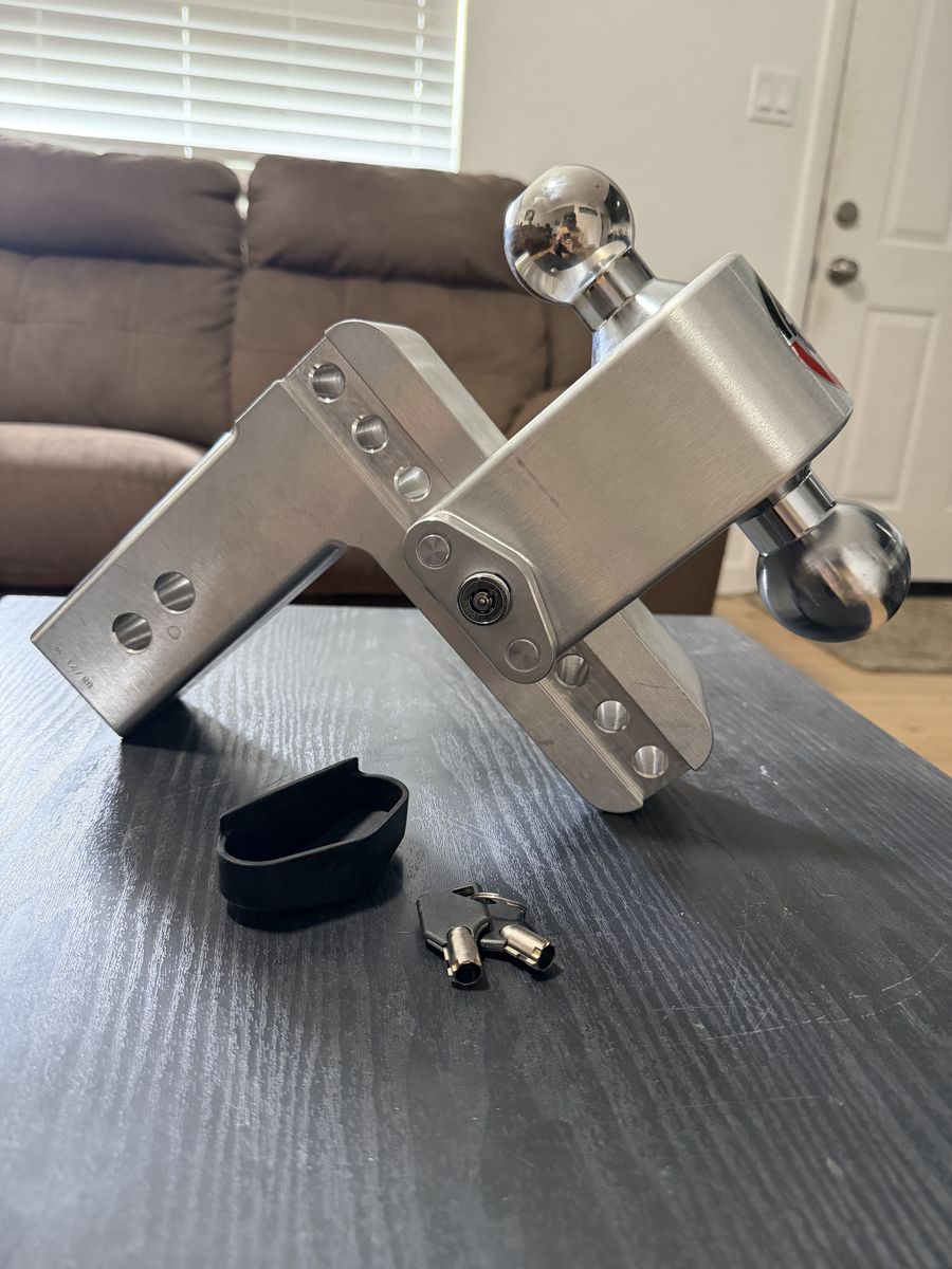 Aluminum Trailer Hitch 6” Drop & 2.5” Shank