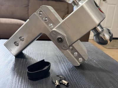 Aluminum Trailer Hitch 6” Drop & 2.5” Shank