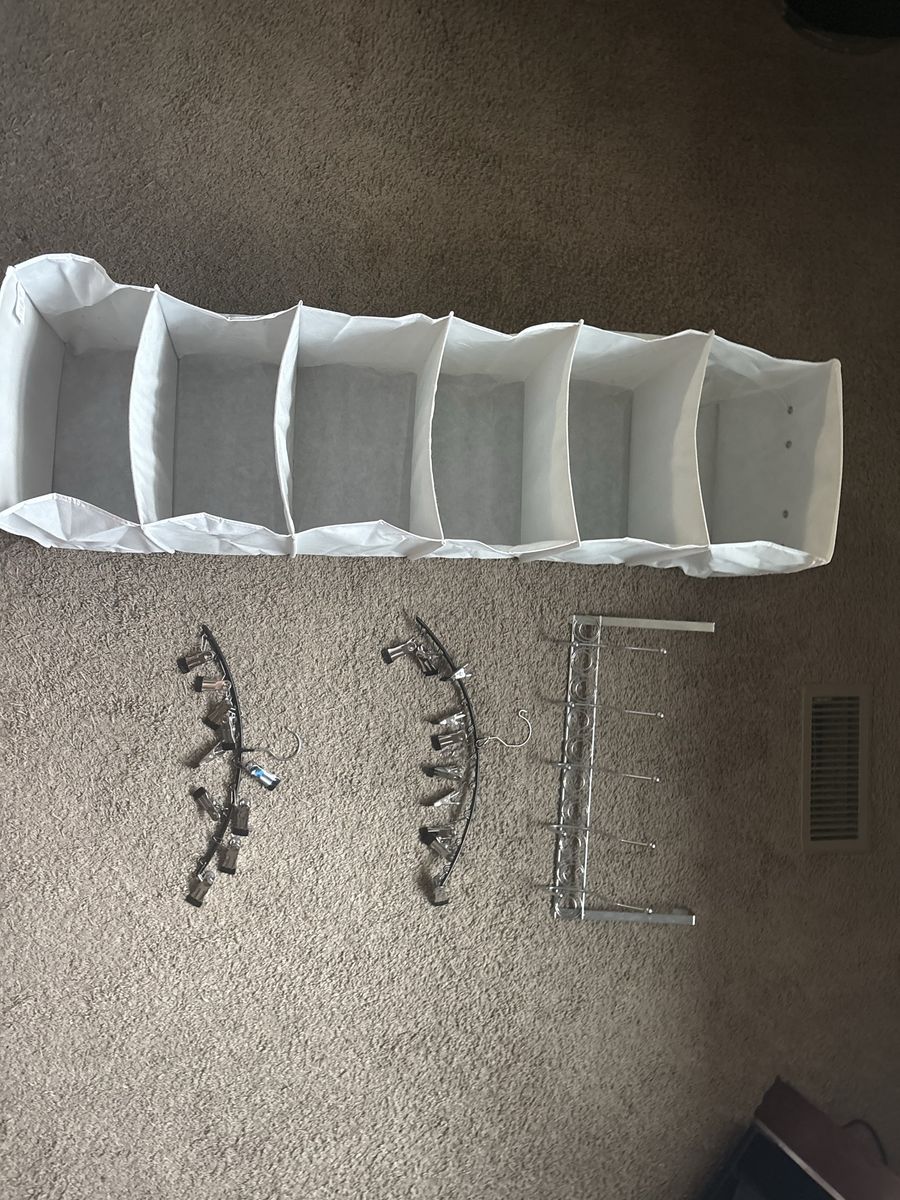 Hanging Closet Storage Organizer Set 