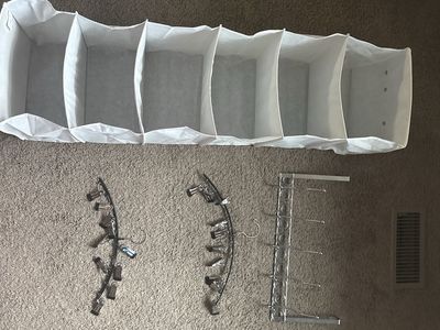 Hanging Closet Storage Organizer Set