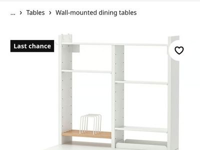 Ikea Norberg wall desk