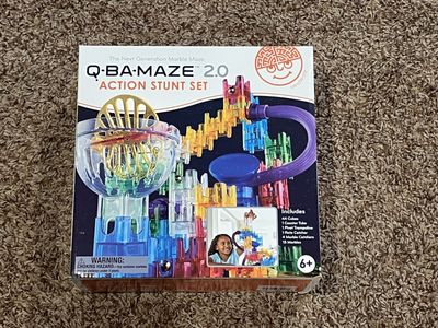 NEW: Qbamaze Action Stunt Marble Set