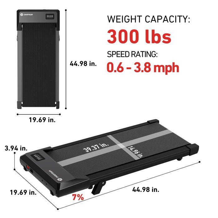 DeerRun Q2 Urban Smart Walking Pad with 7% Incline