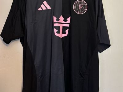 Adidas Inter Miami CF Jersey Black Size 2XL New With Tags