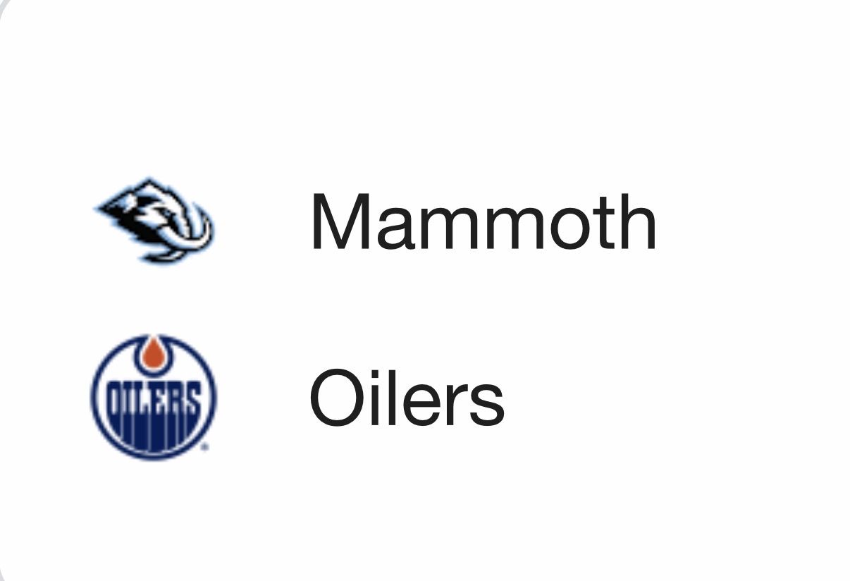 Mammoth vs Oilers 4/7 7:30p lower bowl