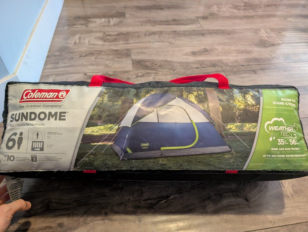 Coleman Sundome 6-Person  Camping Tent