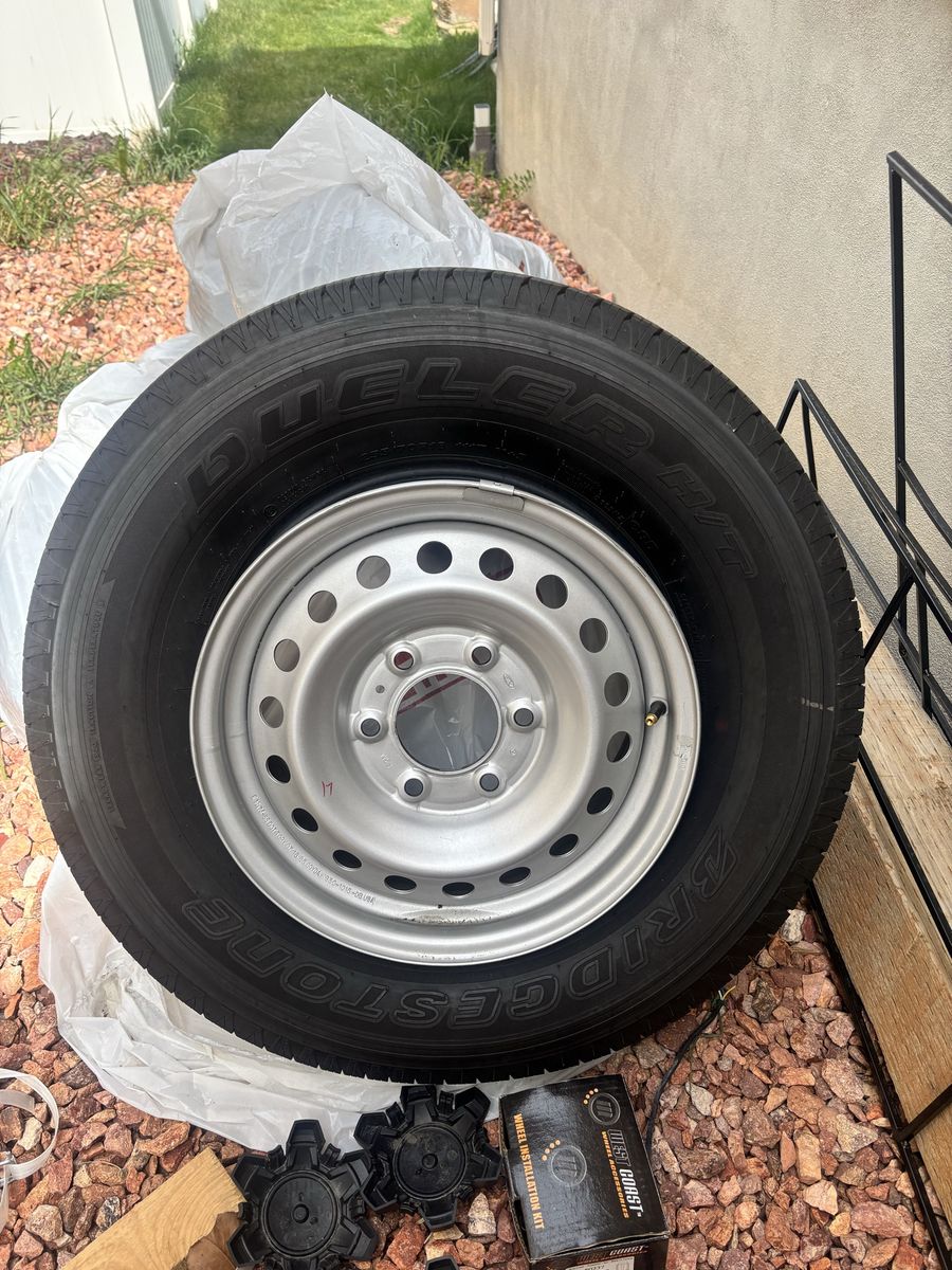 255/70R16 tires and wheels