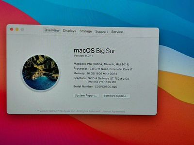 2014 MacBook Pro $130 OBO