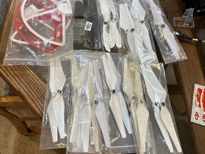 DJI Phantom 2 Drone Accessories - Propellers, Guards, Stickers, Manuals - White/Black/Red/Pink