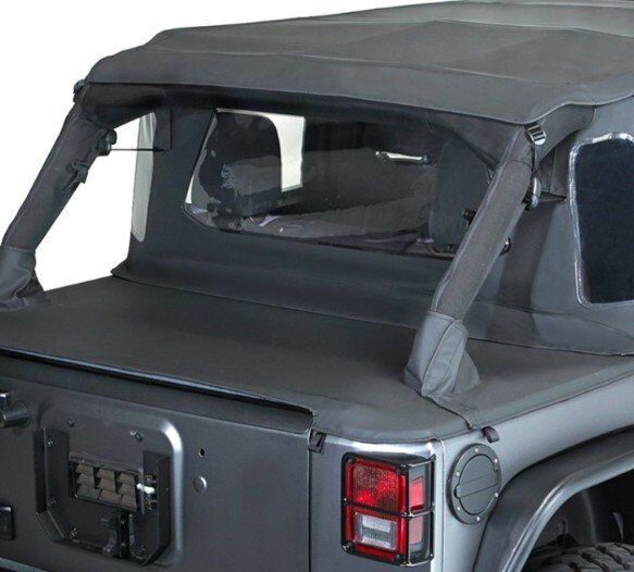 Rampage Jeep Wrangler TrailView Soft Tonneau Cover