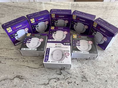 Save $320! NEW Kidde Combo Smoke & CO Detectors - Interconnect Hardwired 10-Year Battery Voice Alerts 30CUA10 30CUA10-V 30CUAR-V