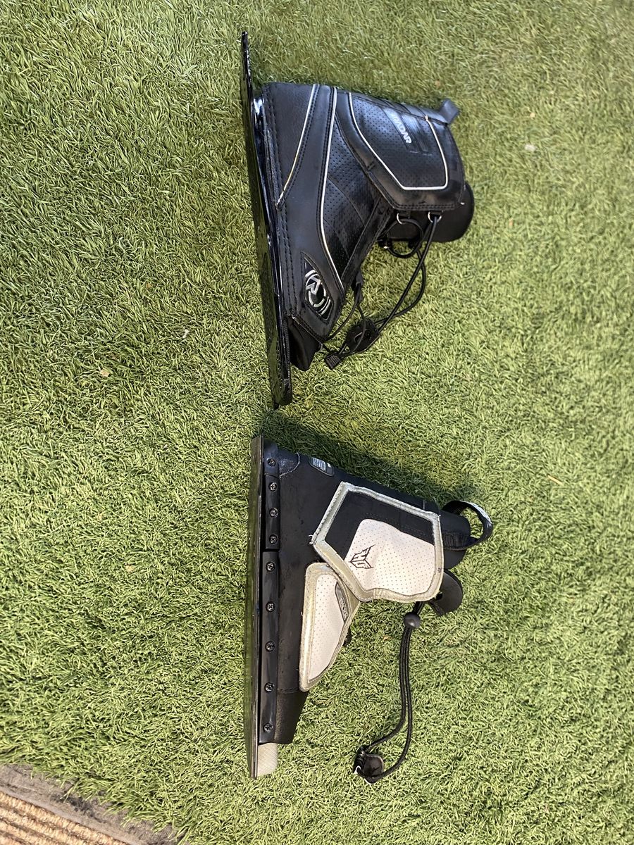 Water ski boots Rader fits size 12 up and down some sizes (use 2 times). HO is a women’s size 8 up or down some size