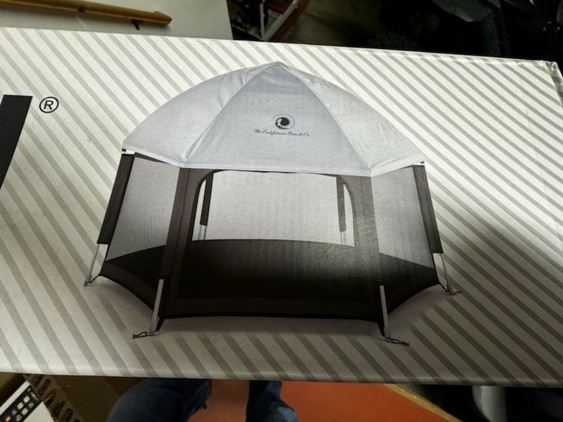 Covered Outdoor Baby Playpen