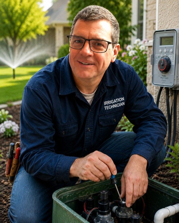 Repair and improve sprinkler systems, specializing in small to medium jobs.