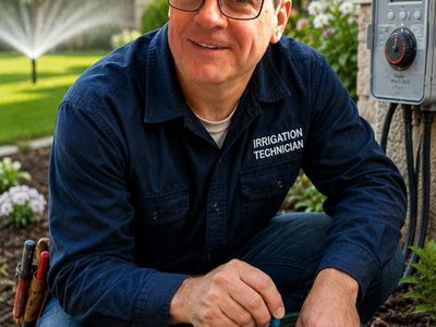 Repair and improve sprinkler systems, specializing in small to medium jobs.