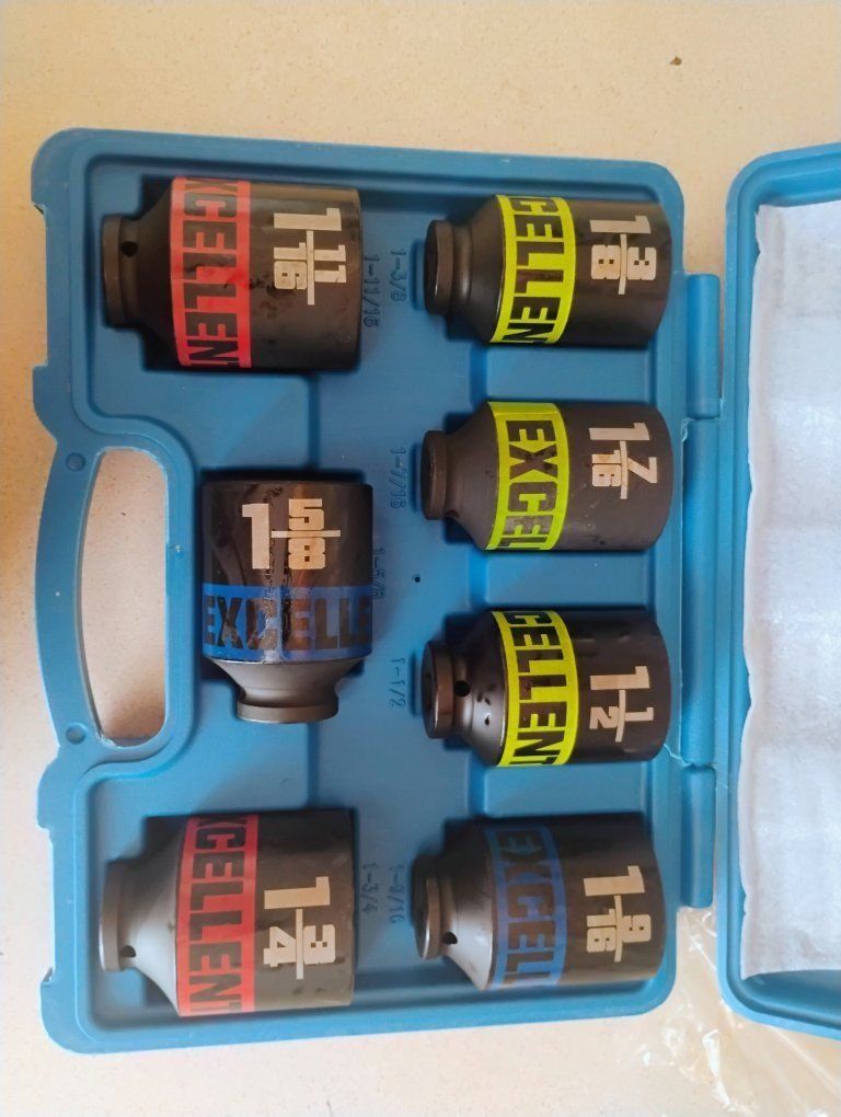 new impact socket set 1/2 inch nuevo