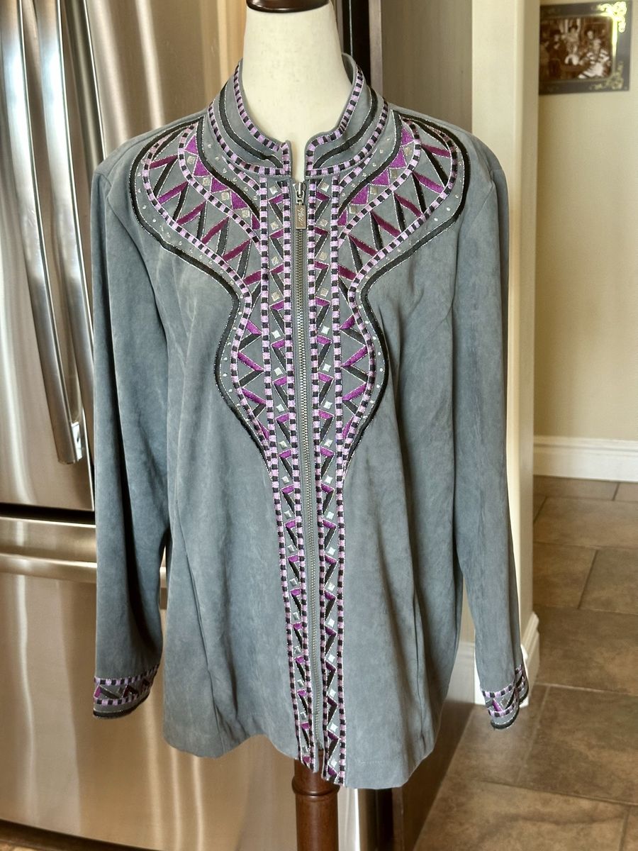 Gorgeous Bob Mackie Zippered Jacket