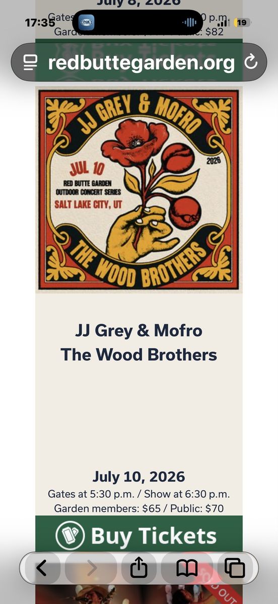 JJ Grey Mofro with Wood Bros Red butte