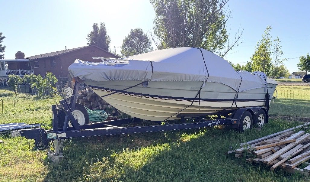 Fiber Form boat with trailer