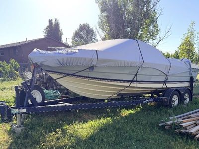 Fiber Form boat with trailer
