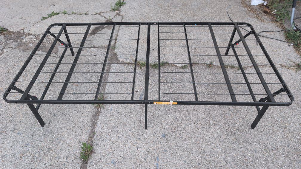 Twin Size platform bed frame.