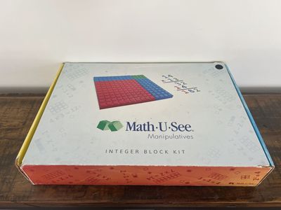 Math-U-See Integer Block Kit - Manipulatives Homeschool Nearly Complete