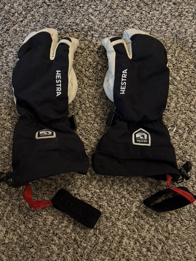 Hestra Leather Heli Size 10 Gloves