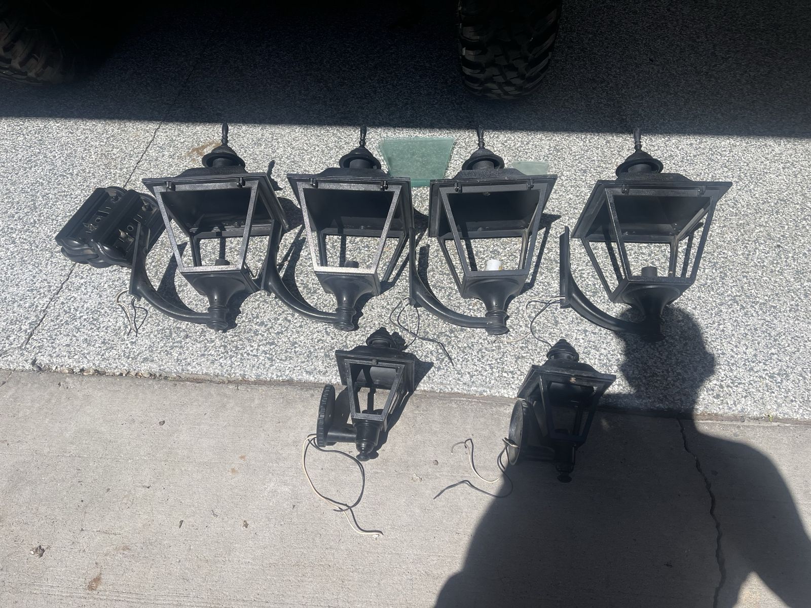 Outdoor wall lights