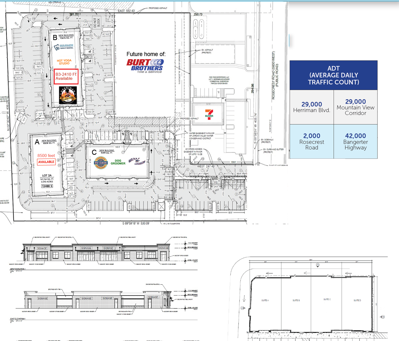 New Retail Space in Herriman For Lease-Retail/Restaurant/Office/Professional/Medical