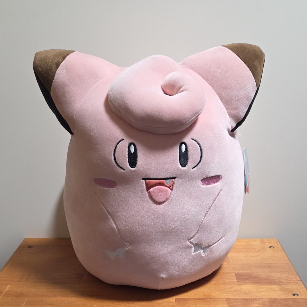pokemon Nintendo clefairy squishmallow jazwares